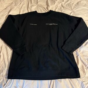 Ariana Grande Eternal Sunshine: Brighter Days Ahead Black Crewneck Sweatshirt